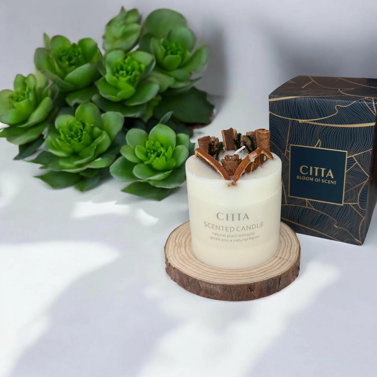 Fragrance Candle with orange flavor - Koki Gifts and Homeware