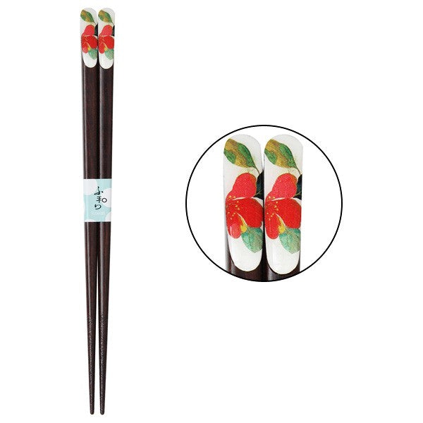 Mino ware Japanese Rice Bowl and Tea Cup Gift Set (Sasanqua) - Koki Gifts and Homeware