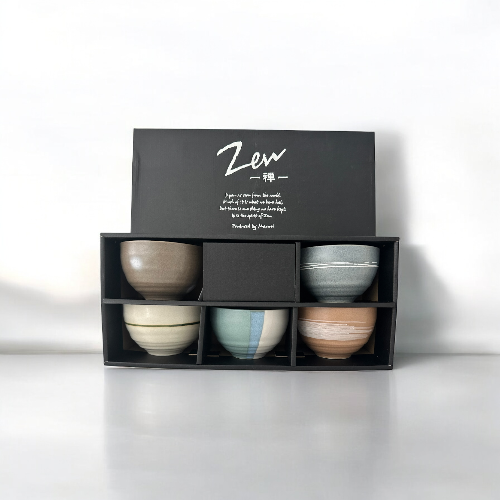 Zen Japan Donburi Tea Cup Gift Pastel Colour - Koki Gifts and Homeware