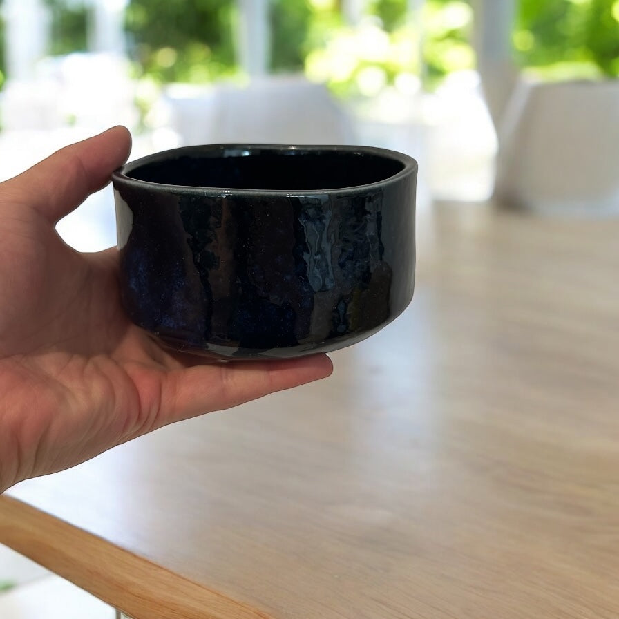 Mino ware Ao-Kingama Japanese Matcha Bowl - Koki Gifts and Homeware