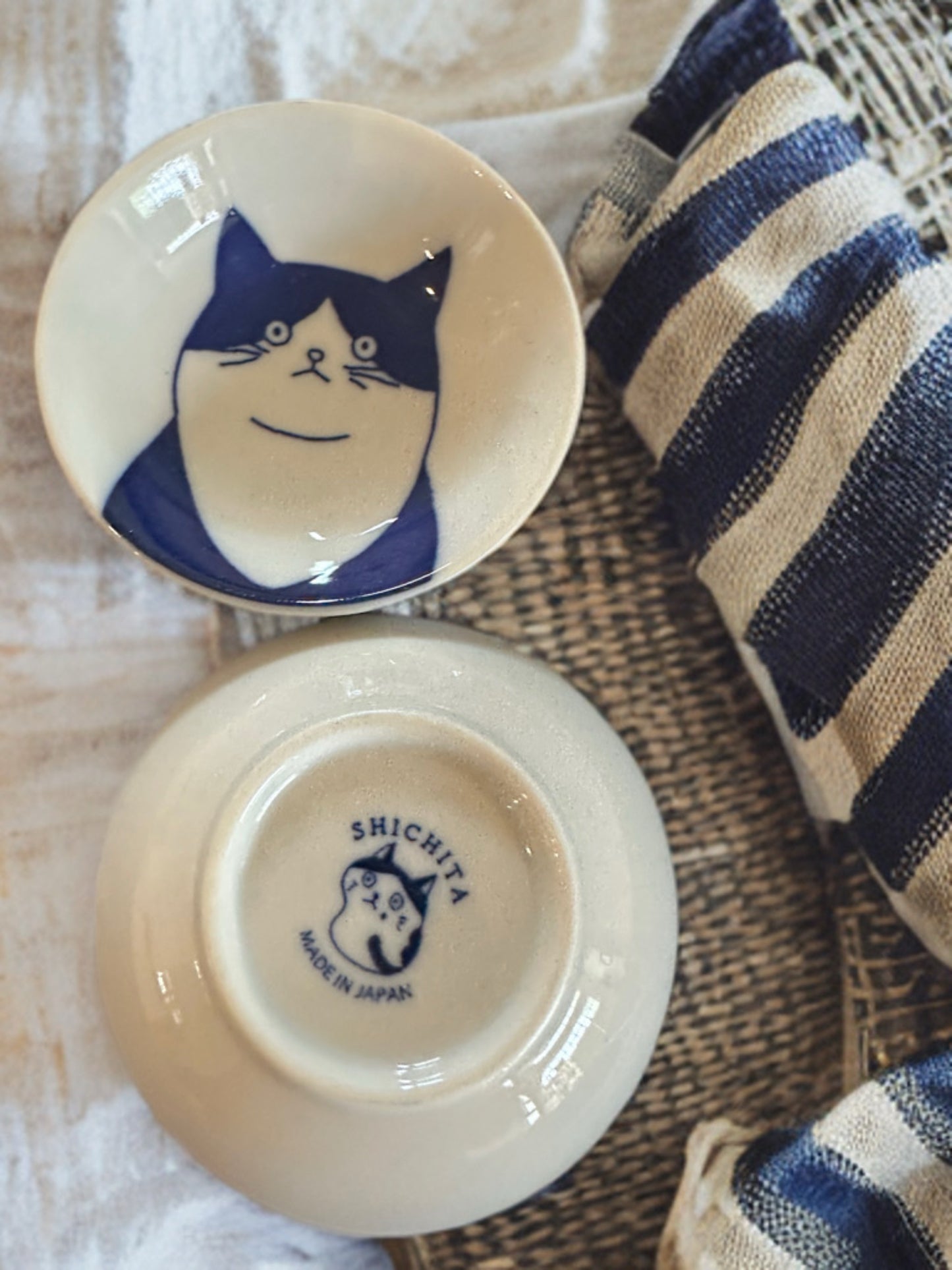 Shichita Cat Series Mini Dish Set (Made in Japan) - Koki Gifts and Homeware