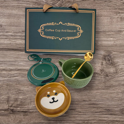 Shiba mug and warmer Gift Set - Koki Gifts and Homeware