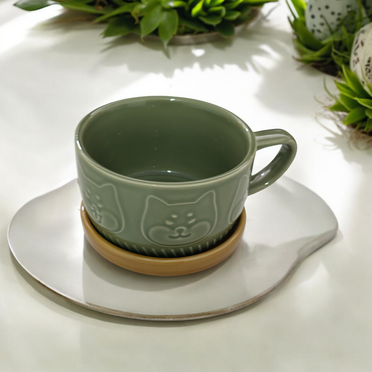 Shibu Mug with sauce plate