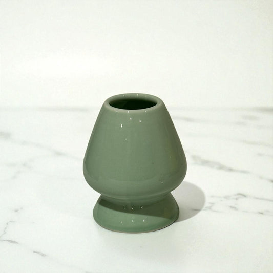 Ceramic Matcha Whisk Stand - Classic Green 茶筅立て