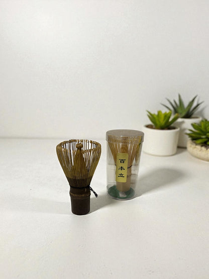 100-Prong Matcha Whisk (Hyappondate Chasen) – 百本立 Light Bamboo