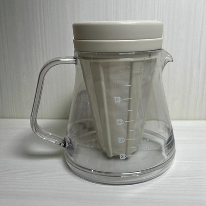 AKEBONO Coffee Maker 2-way 750ML White - Koki Gifts and Homeware