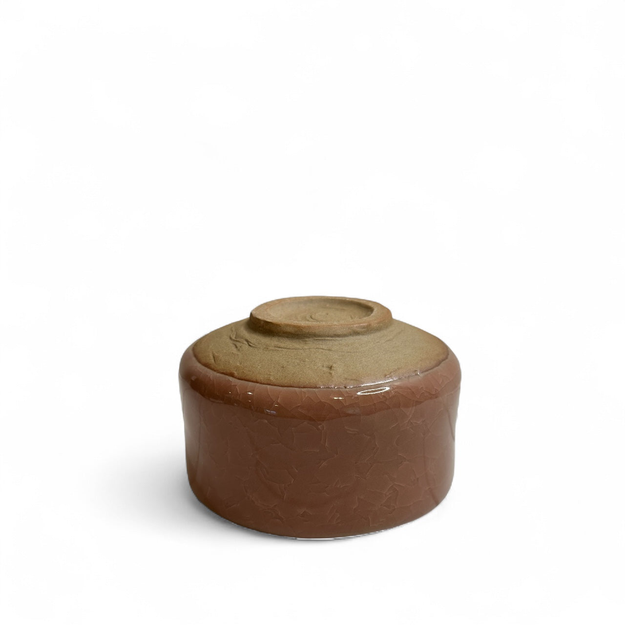 Reddish-Brown Crackle Glaze Matcha Bowl (Chawan) – Handmade Japanese Tea Bowl - Koki Gifts and Homeware