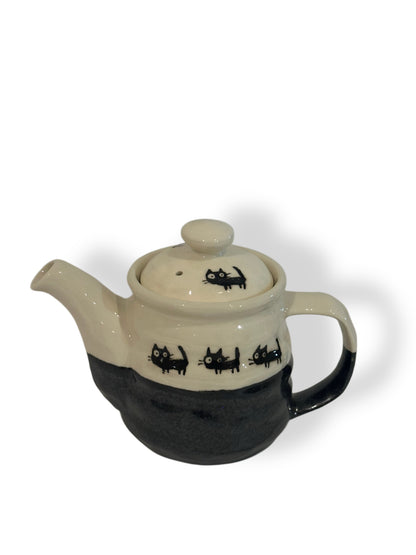 Black Cat Parade Japanese Teapot – Made in Japan - Koki Gifts and Homeware