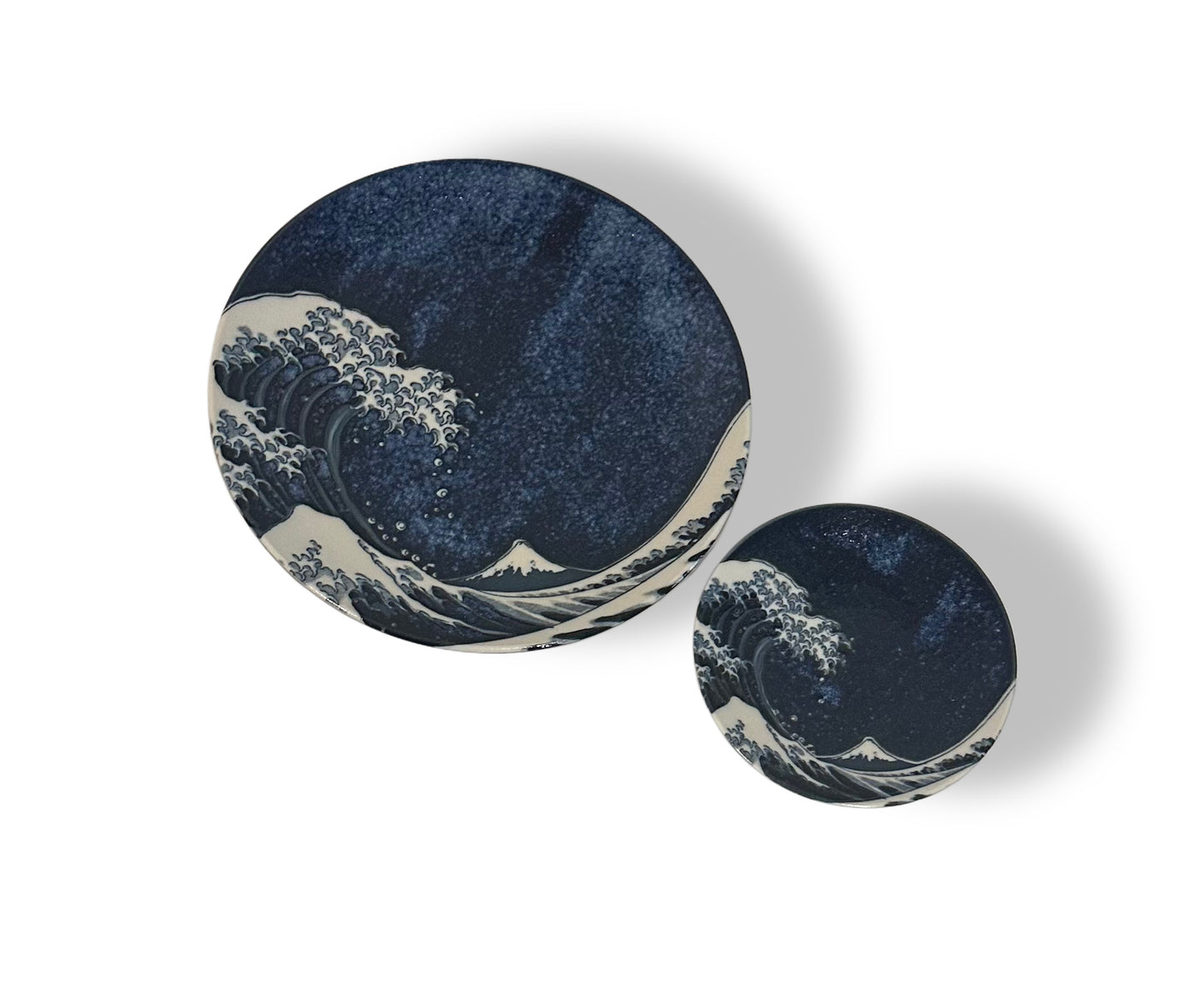 Hokusai “The Great Wave” Plate – Medium (19.5 × 2.5 cm) - Koki Gifts and Homeware
